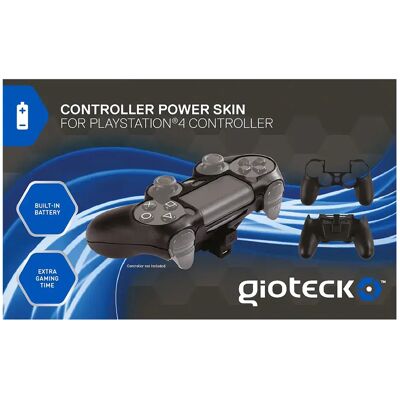 Gioteck Controller Power Skin Per Ps4 Black One Size Gioteck Controller Power Skin Per Ps4 Black One Size