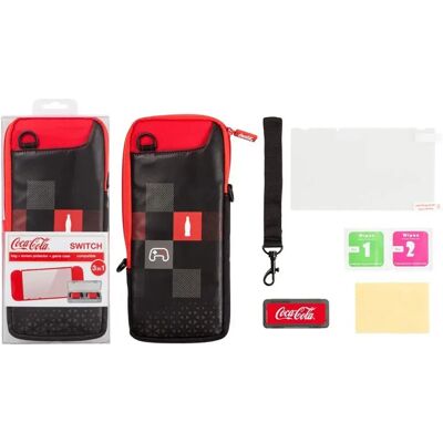 Indeca Cover Per Nintendo Switch Cocacola Kit Indeca Cover Per Nintendo Switch Cocacola Kit