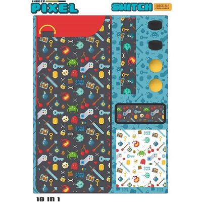 Indeca Cover Per Nintendo Switch Pixel Kit Indeca Cover Per Nintendo Switch Pixel Kit