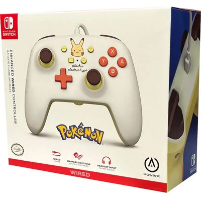 Powera Controller Per Nintendo Switch Pokemon Pikachu Electric Type Multicolour One Size Powera Controller Per Nintendo Switch Pokemon Pikachu Electric Type Multicolour One Size