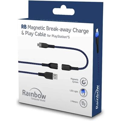 Rainbow Controller Cablato Break-away Ps5 Black One Size Rainbow Controller Cablato Break-away Ps5 Black One Size