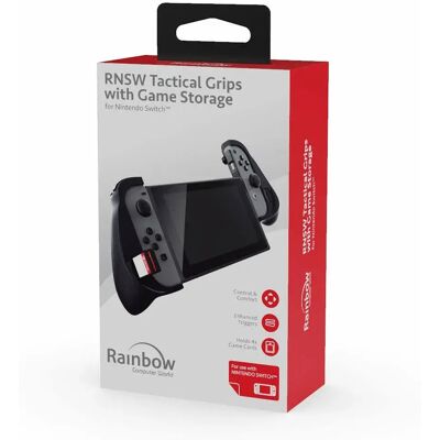 Rainbow Impugnature Tattiche Per Controller Switch Black One Size Rainbow Impugnature Tattiche Per Controller Switch Black One Size