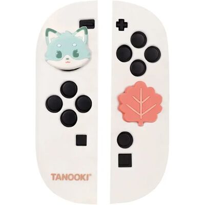 Blade Impugnatura Per Joy-con Tanooki Yuki White/Brown One Size Blade Impugnatura Per Joy-con Tanooki Yuki White/Brown One Size