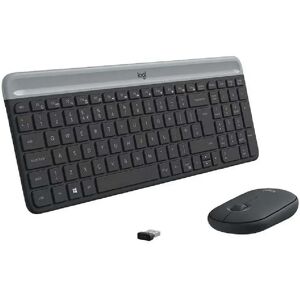Logitech Tastiera E Mouse Wireless Slim Wireless Combo Mk70 Logitech Tastiera E Mouse Wireless Slim Wireless Combo Mk70