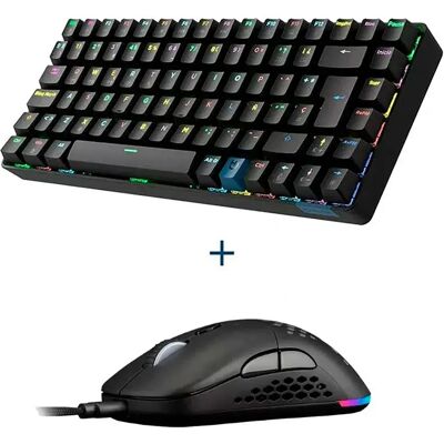Set tastiera e mouse wireless Hiditec - QWERTY spagnolo Set tastiera e mouse wireless Hiditec - QWERTY spagnolo