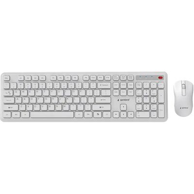 Gembird Tastiera E Mouse Wireless Kbs-wps-01 Us Layout White One Size Gembird Tastiera E Mouse Wireless Kbs-wps-01 Us Layout White One Size