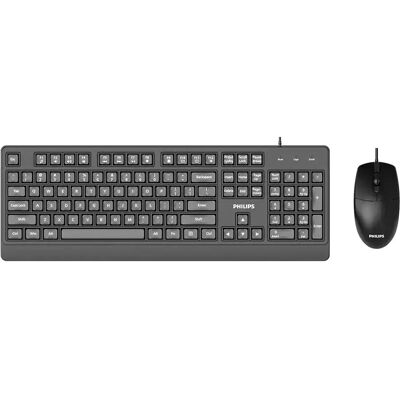 Philips Tastiera E Mouse Spt6247b Black One Size Philips Tastiera E Mouse Spt6247b Black One Size