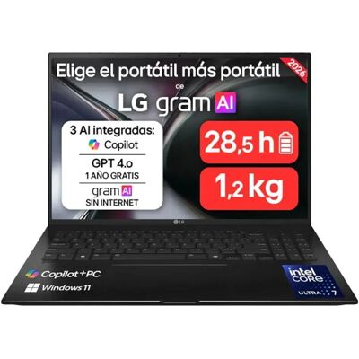 LG Portatile 16zd90tl-g.ax85bn 16´´ Ultra 7-258v/32/512gb Ssd LG Portatile 16zd90tl-g.ax85bn 16´´ Ultra 7-258v/32/512gb Ssd