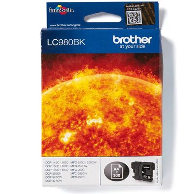 Brother Ink Cartuccia Di Inchiostro Lc-980bk Brother Ink Cartuccia Di Inchiostro Lc-980bk