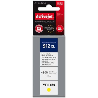 Activejet Cartuccia Di Inchiostro Ah-912yrx Yellow One Size Activejet Cartuccia Di Inchiostro Ah-912yrx Yellow One Size