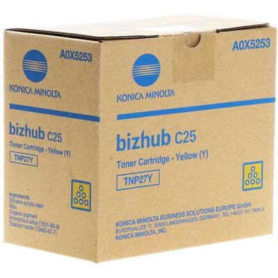 Konica Minolta Toner Tnp-27y C25 A0x5253 Konica Minolta Toner Tnp-27y C25 A0x5253