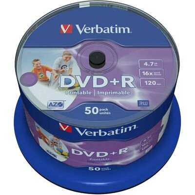 Verbatim 50 Dvd+r .7gb 16x Verbatim 50 Dvd+r .7gb 16x