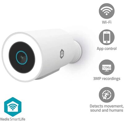 Nedis Telecamera Di Sicurezza Wifico15cwt Full Hd Nedis Telecamera Di Sicurezza Wifico15cwt Full Hd
