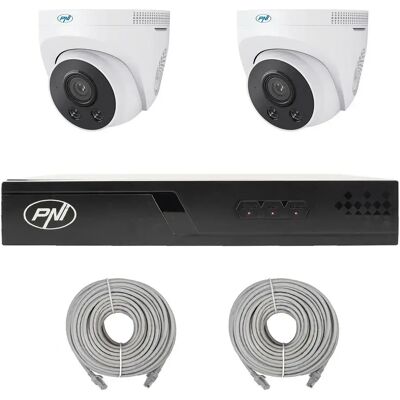 Pni Kit Di Videosorveglianza House Ip710j 2 Cameras White / Black One Size Pni Kit Di Videosorveglianza House Ip710j 2 Cameras White / Black One Size