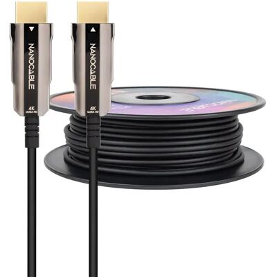 Nanocable Cavo Hdmi 2.0 10.15.2099 4k 100 M Black One Size Nanocable Cavo Hdmi 2.0 10.15.2099 4k 100 M Black One Size