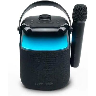 Muse Altoparlante M-520 Ka Black Portable Karaoke Muse Altoparlante M-520 Ka Black Portable Karaoke