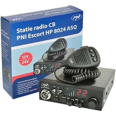 Pni Stazione Radio Cb Con Cuffie Escort Hp 8024 +hf11 Black One Size Pni Stazione Radio Cb Con Cuffie Escort Hp 8024 +hf11 Black One Size