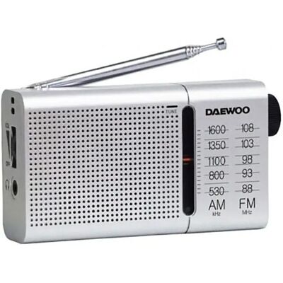 Radio Transistore Nero Daewoo AM/FM - Radio Radio Transistore Nero Daewoo AM/FM - Radio