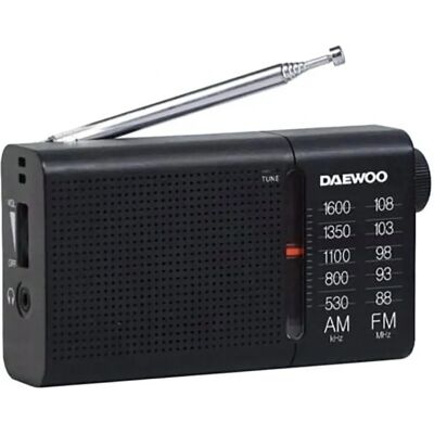 Radio a transistori Daewoo Nera AM/FM - Radio Radio a transistori Daewoo Nera AM/FM - Radio