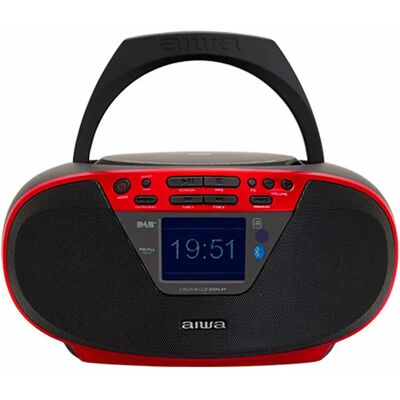 Aiwa BBTU-500DAB/BK Rosso - Boombox Aiwa BBTU-500DAB/BK Rosso - Boombox