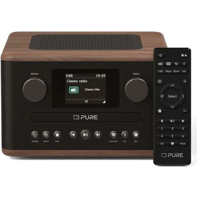 Pure Radio Cd Classic C-d4 Coffee Brown / Walnut One Size Pure Radio Cd Classic C-d4 Coffee Brown / Walnut One Size