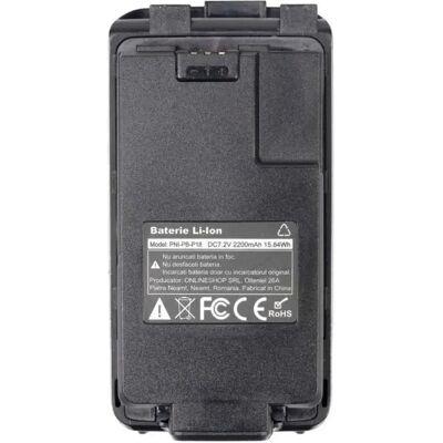 Pni Batteria Radio Portatile Pb-p18 Li-ion 2200 Mah Black One Size Pni Batteria Radio Portatile Pb-p18 Li-ion 2200 Mah Black One Size