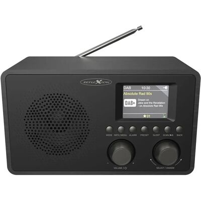 Reflexion Radio Portatile Hra1824dab+schwa Black / Brown One Size Reflexion Radio Portatile Hra1824dab+schwa Black / Brown One Size