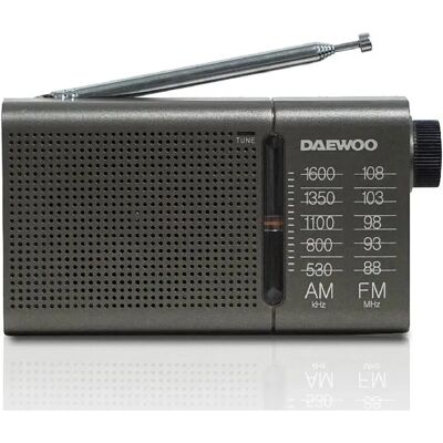 Daewoo Radio Portatile Dw1035 Dark Grey One Size Daewoo Radio Portatile Dw1035 Dark Grey One Size