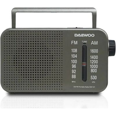 Daewoo Radio Portatile Dw1121 Grey One Size Daewoo Radio Portatile Dw1121 Grey One Size
