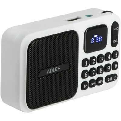 Adler Radio Portatile Ad 1924 Black One Size Adler Radio Portatile Ad 1924 Black One Size