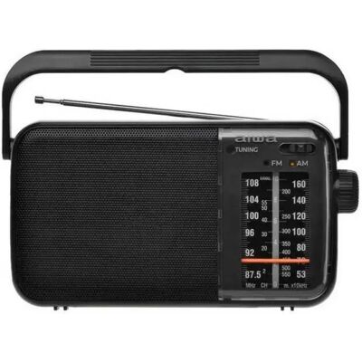 Aiwa Radio Portatile R-290bk Black One Size Aiwa Radio Portatile R-290bk Black One Size