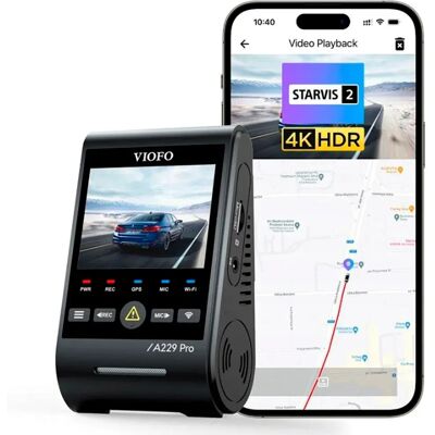 Viofo Telecamera Da Cruscotto A229 Pro 1ch-g Gps Viofo Telecamera Da Cruscotto A229 Pro 1ch-g Gps