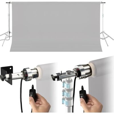 Bresser Sistema Elettrico Mr-300 1 Rotolo Sfondo Studio Bresser Sistema Elettrico Mr-300 1 Rotolo Sfondo Studio