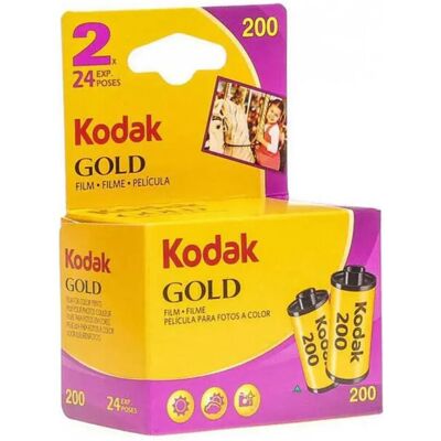 Kodak Bobina Gold 200 Gb135-2-h 2 Pack Kodak Bobina Gold 200 Gb135-2-h 2 Pack