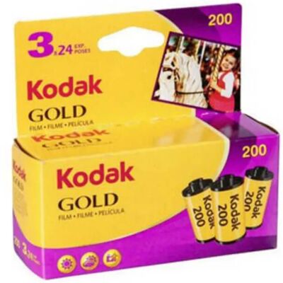 Kodak Bobina Gold 200 Gb135-2-h 3 Pack Kodak Bobina Gold 200 Gb135-2-h 3 Pack