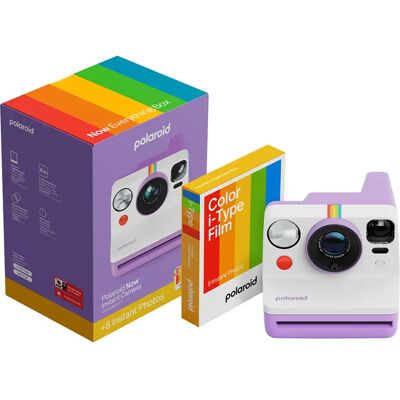 Polaroid Fotocamera Istantanea Now Gen 3 Pacchetto Viola Con Pellicola A Colori Da 8 Foto Purple One Size Polaroid Fotocamera Istantanea Now Gen 3 Pacchetto Viola Con Pellicola A Colori Da 8 Foto Purple One Size
