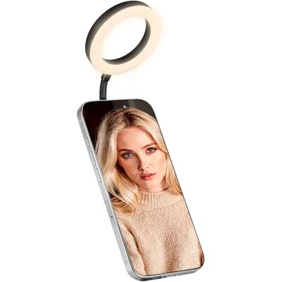 Rollei Faretto Led Lumis Magnetic Selfie Black / White One Size Rollei Faretto Led Lumis Magnetic Selfie Black / White One Size
