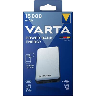 Varta Power Bank 15000mAh Polimero di litio - Batteria esterna Varta Power Bank 15000mAh Polimero di litio - Batteria esterna
