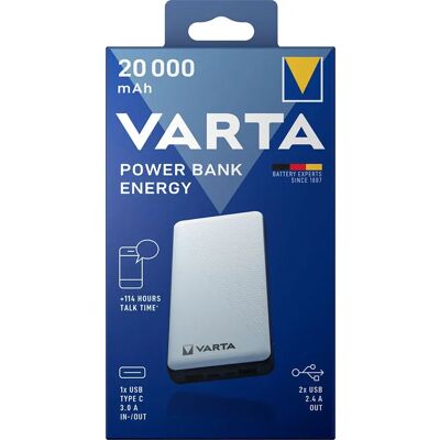 Power Bank Varta 20000 mAh - Caricatore Esterno per Smartphone e Tablet Power Bank Varta 20000 mAh - Caricatore Esterno per Smartphone e Tablet