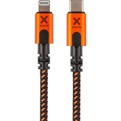 Cavo Lightning Xtorm - 1,5M, Nero, Arancio - Resistente e Veloce Cavo Lightning Xtorm - 1,5M, Nero, Arancio - Resistente e Veloce