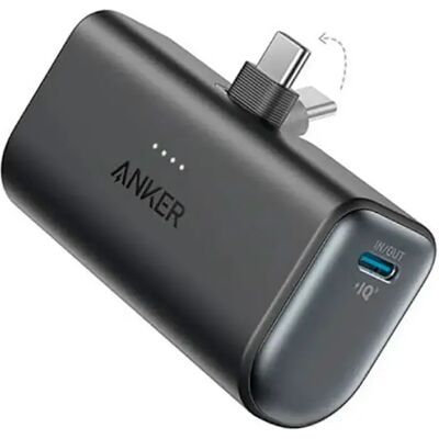 Powerbank Anker Nano - 5000 mAh - 22,5W - 2 USB-C - Nero Powerbank Anker Nano - 5000 mAh - 22,5W - 2 USB-C - Nero