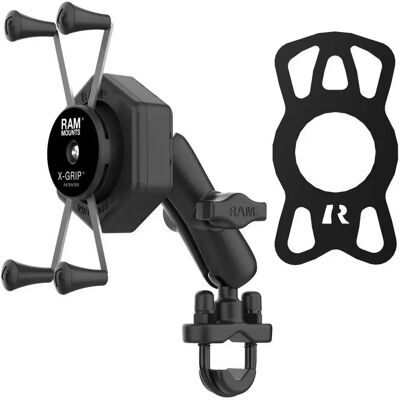 Ram Mounts Supporto Medio X-grip® Per Telefono Grande Con Vibe-safe™ E Base Con Cavallotto A U Ram Mounts Supporto Medio X-grip® Per Telefono Grande Con Vibe-safe™ E Base Con Cavallotto A U