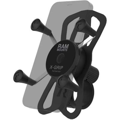 Ram Mounts Supporto Per Telefono X-grip® Con Base Per Manubrio Tough-strap™ Ram Mounts Supporto Per Telefono X-grip® Con Base Per Manubrio Tough-strap™