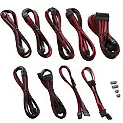 Cablemod PRO ModMesh C-Series RMi & Rmx Kit - Nero/Rosso Cablemod PRO ModMesh C-Series RMi & Rmx Kit - Nero/Rosso