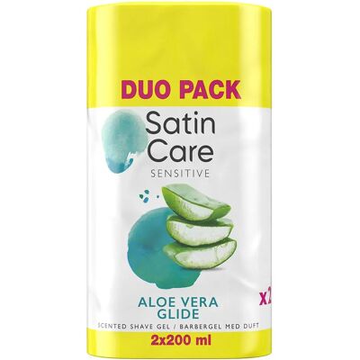 Gillette - Satin Care Sensitive Aloe Vera Glide - Aloe Vera - Donne - Gel per rasatura Gillette - Satin Care Sensitive Aloe Vera Glide - Aloe Vera - Donne - Gel per rasatura