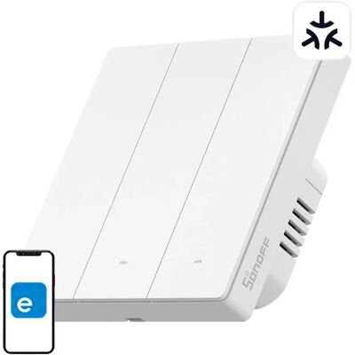 Sonoff M5-3c-wifi Matter Parete Intelligente 3 Canali 86w Sonoff M5-3c-wifi Matter Parete Intelligente 3 Canali 86w