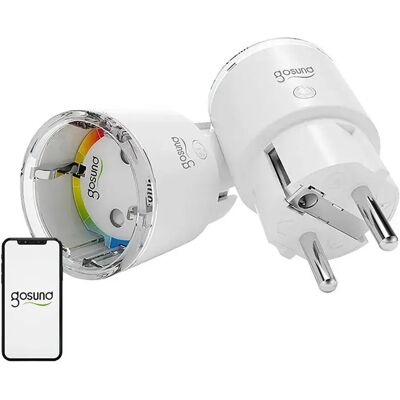 Gosund Presa Elettrica Intelligente Ep2 Wifi Smart Socket 10a Tuya 2 Unità Gosund Presa Elettrica Intelligente Ep2 Wifi Smart Socket 10a Tuya 2 Unità