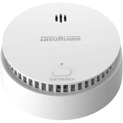 Rilevatore di fumo Wisualarm HY-SA20A - Wireless, Autonomo, Batteria 3V, CE-CPR Rilevatore di fumo Wisualarm HY-SA20A - Wireless, Autonomo, Batteria 3V, CE-CPR