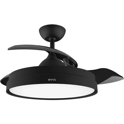 Ventilatore a soffitto EVVO V450 - Nero - 40 W - 3 velocità Ventilatore a soffitto EVVO V450 - Nero - 40 W - 3 velocità