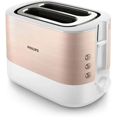 Philips Tostapane Hd2638 11 Rose Gold / White One Size Philips Tostapane Hd2638 11 Rose Gold / White One Size